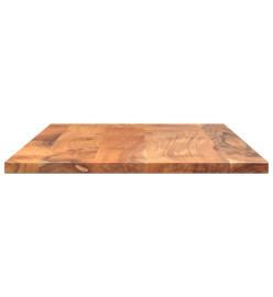 Dessus de table 90x60x3,8 cm rectangulaire bois massif d'acacia