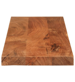 Dessus de table 100x40x3,8cm rectangulaire bois massif d'acacia