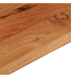 Dessus de table 100x40x3,8cm rectangulaire bois massif d'acacia