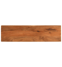 Dessus de table 110x20x3,8cm rectangulaire bois massif d'acacia