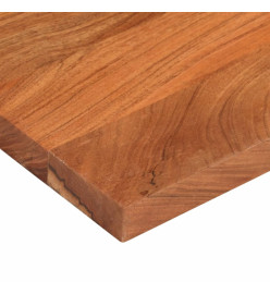 Dessus de table 110x20x3,8cm rectangulaire bois massif d'acacia