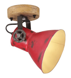 Lampe murale 25 W rouge délavé 11,5x11,5x25 cm E27