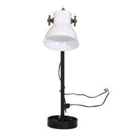 Lampe de bureau 25 W blanc 15x15x55 cm E27