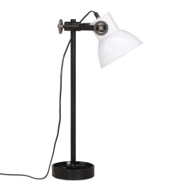 Lampe de bureau 25 W blanc 15x15x55 cm E27