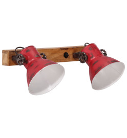 Lampe murale 25 W rouge délavé 45x25 cm E27