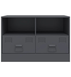 Meubles TV 2 pcs anthracite 67x39x44 cm acier