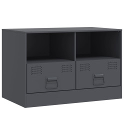 Meubles TV 2 pcs anthracite 67x39x44 cm acier