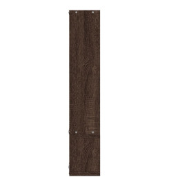 Étagère murale chêne marron 96x12x64 cm bois d'ingénierie