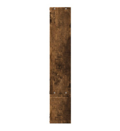 Étagère murale chêne fumé 96x12x64 cm bois d'ingénierie