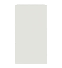 Buffet blanc 99x39x73 cm acier
