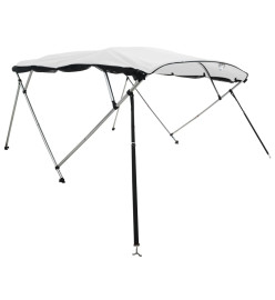 Toit bimini à 4 arceaux parois en maille 243x(170-182)x137 cm