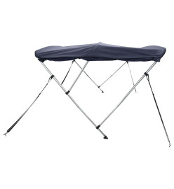 Toit bimini à 3 arceaux parois latérales 183x(154-167)x137 cm