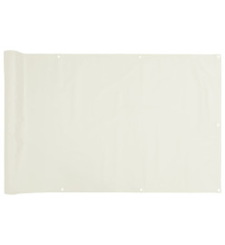 Écran d'intimité de jardin blanc 800x75 cm PVC