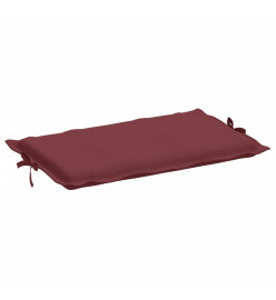 Coussin de chaise longue rouge bordeaux mélangé 186x58x3 cm