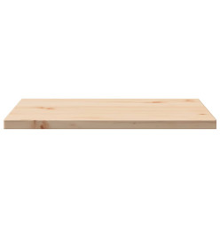 Dessus de table 40x40x1,7 cm carré bois de pin massif