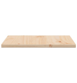 Dessus de table 40x40x1,7 cm carré bois de pin massif