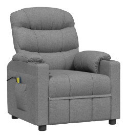 Fauteuil de massage Gris clair Tissu