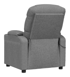 Fauteuil de massage Gris clair Tissu