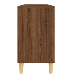 Meuble d'évier chêne marron 80x33x60 cm bois d'ingénierie