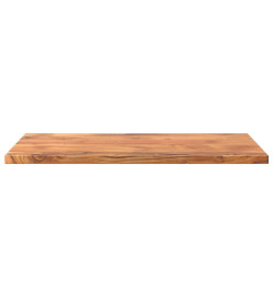 Dessus de table 90x50x3,8 cm rectangulaire bois massif d'acacia