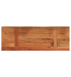 Dessus de table 90x30x3,8 cm rectangulaire bois massif d'acacia