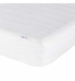 Lit avec matelas vert foncé 90x190 cm velours