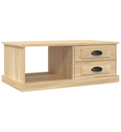 Table basse Chêne sonoma 90x50x35 cm Bois d'ingénierie