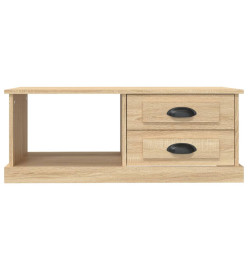 Table basse Chêne sonoma 90x50x35 cm Bois d'ingénierie