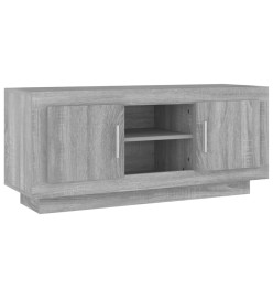 Meuble TV sonoma gris 102x35x45 cm bois d'ingénierie