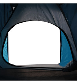 Tente de camping à dôme 2 personnes bleu imperméable