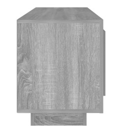 Meuble TV sonoma gris 102x35x45 cm bois d'ingénierie