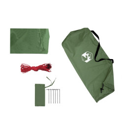 Bâche de camping vert 400x294 cm imperméable