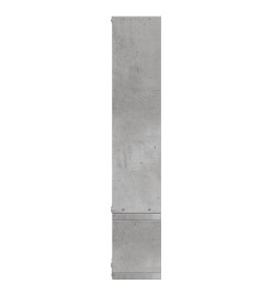 Étagère murale gris béton 96x12x64 cm bois d'ingénierie