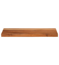 Dessus de table 60x30x2,5 cm rectangulaire bois massif d'acacia