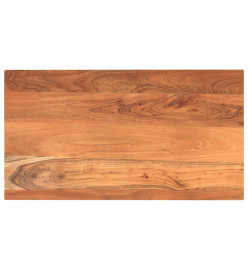 Dessus de table 120x60x3,8cm rectangulaire bois massif d'acacia