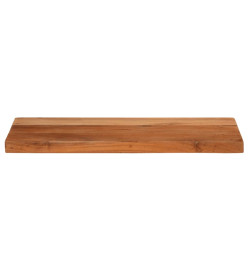 Dessus de table 50x40x2,5 cm rectangulaire bois massif d'acacia