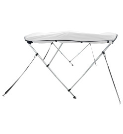 Toit bimini à 3 arceaux parois latérales 183x(154-167)x137 cm