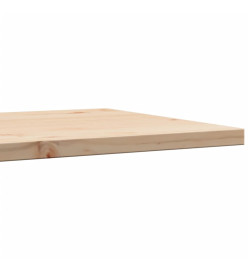 Dessus de table 50x50x2,5 cm carré bois de pin massif