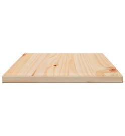 Dessus de table 2 pcs 60x30x1,7cm rectangulaire bois pin massif