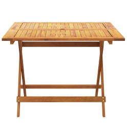 Ensemble à manger de jardin 5 pcs taupe tissu et bois massif
