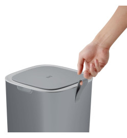 EKO Poubelle à capteur Morandi Smart 30 L Gris