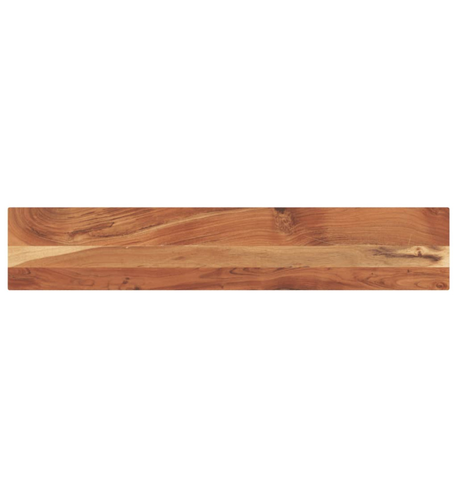 Dessus de table 160x40x3,8cm rectangulaire bois massif d'acacia