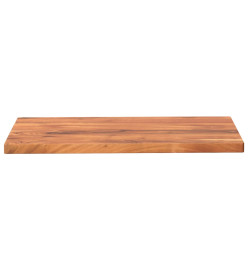 Dessus de table 60x50x3,8 cm rectangulaire bois massif d'acacia