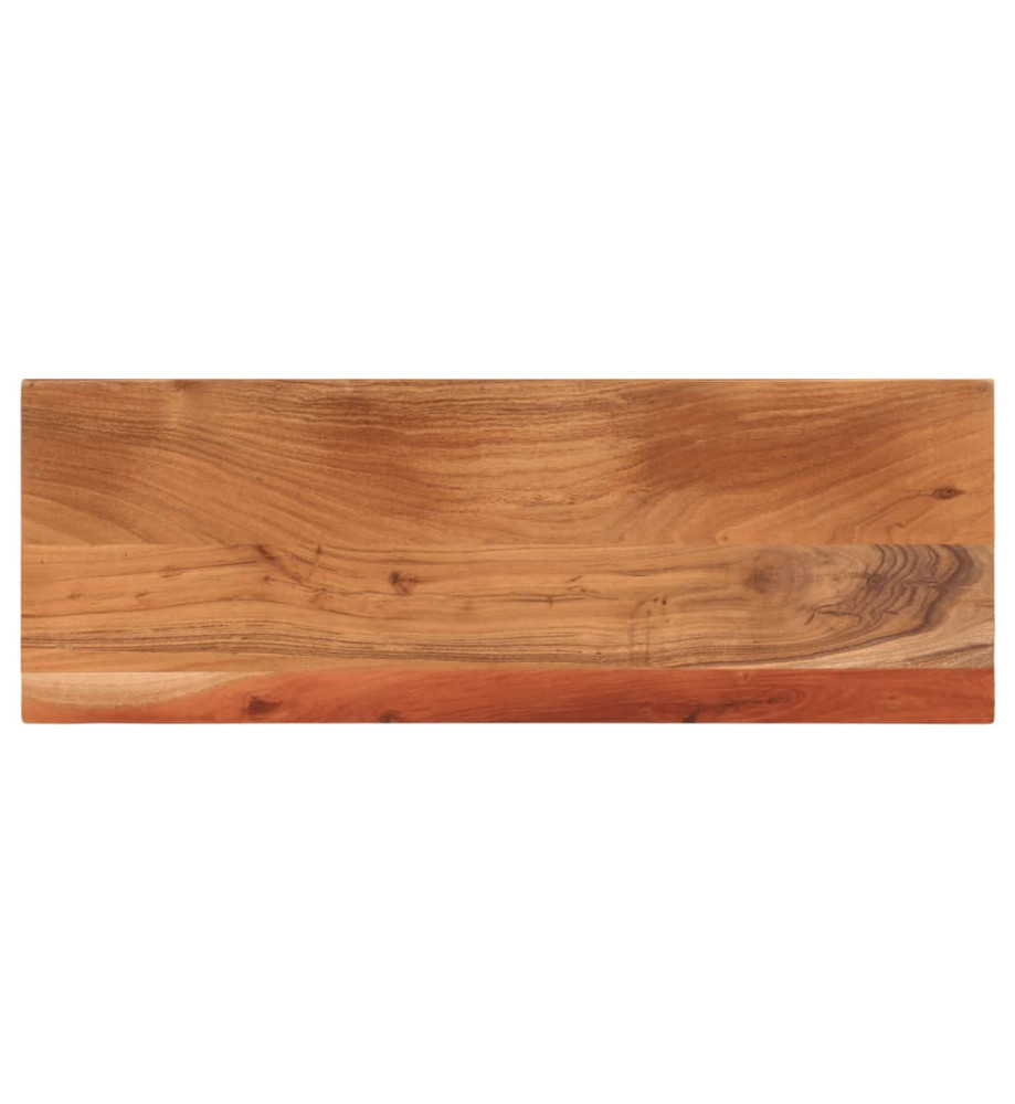 Dessus de table 70x30x2,5 cm rectangulaire bois massif d'acacia