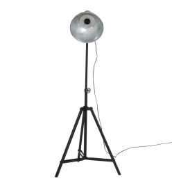 Lampadaire 25 W argent vintage 61x61x90/150 cm E27