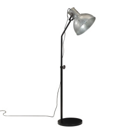 Lampadaire 25 W argent vintage 30x30x90-150 cm E27