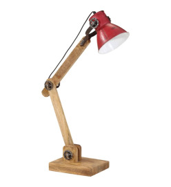 Lampe de bureau 25 W rouge délavé 23x18x96 cm E27