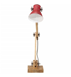 Lampe de bureau 25 W rouge délavé 23x18x96 cm E27