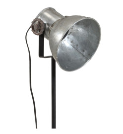 Lampe de bureau 25 W argent vintage 35x35x65/95 cm E27