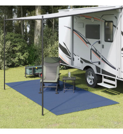 Tapis de sol de camping bleu 4x2 m